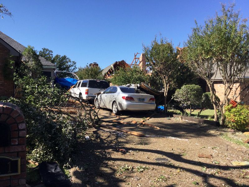 Two tornadoes confirmed in Dallas County